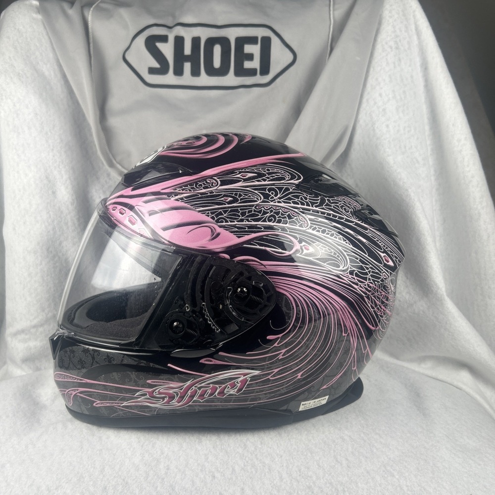 SHOEI RF 1100 Helmet - Size Small Pink Black